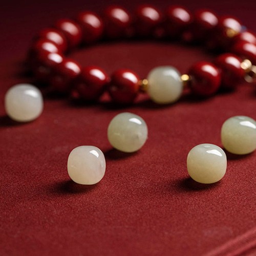 Cinnabar Jade Healing Charm Bracelet