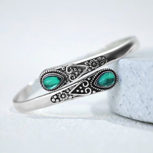 Zircon Water Drop Healing Cuff Bracelet Zircon Water Drop Healing Cuff Bracelet