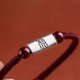 925 Silver 12 Chinese Zodiac Cinnabar String Bracelet