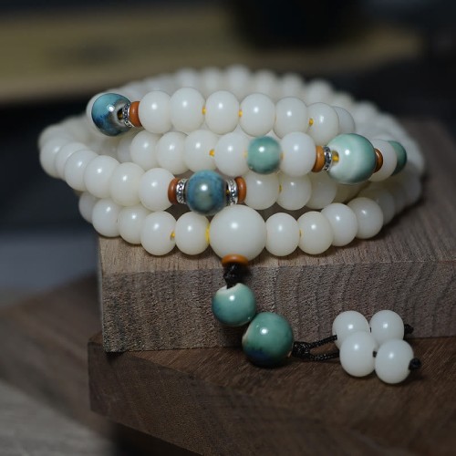 108 Mala Beads Bodhi Seed Evil Spirits Bracelet