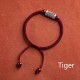 925 Silver 12 Chinese Zodiac Cinnabar String Bracelet