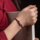 925 Silver 12 Chinese Zodiac Cinnabar String Bracelet