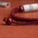 925 Silver 12 Chinese Zodiac Cinnabar String Bracelet