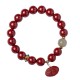 Cinnabar Jade Healing Charm Bracelet