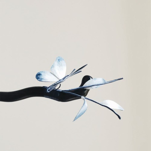 Handmade Velvet Mulberry Silk Butterfly Brooch & Hairpin Handmade Velvet Mulberry Silk Butterfly Brooch & Hairpin