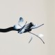 Handmade Velvet Mulberry Silk Butterfly Brooch & Hairpin Handmade Velvet Mulberry Silk Butterfly Brooch & Hairpin