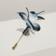 Handmade Velvet Mulberry Silk Butterfly Brooch & Hairpin Handmade Velvet Mulberry Silk Butterfly Brooch & Hairpin