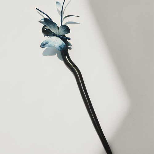 Handmade Velvet Mulberry Silk Butterfly Brooch & Hairpin Handmade Velvet Mulberry Silk Butterfly Brooch & Hairpin