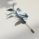 Handmade Velvet Mulberry Silk Butterfly Brooch & Hairpin Handmade Velvet Mulberry Silk Butterfly Brooch & Hairpin