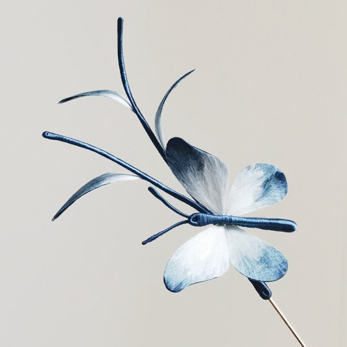 Handmade Velvet Mulberry Silk Butterfly Brooch & Hairpin Handmade Velvet Mulberry Silk Butterfly Brooch & Hairpin
