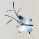 Handmade Velvet Mulberry Silk Butterfly Brooch & Hairpin Handmade Velvet Mulberry Silk Butterfly Brooch & Hairpin