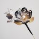 Handmade Velvet Mulberry Silk Flowers & Leaves Brooch Handmade Velvet Mulberry Silk Flowers & Leaves Brooch