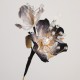 Handmade Velvet Mulberry Silk Flowers & Leaves Brooch Handmade Velvet Mulberry Silk Flowers & Leaves Brooch