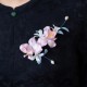 Handmade Velvet Mulberry Silk Pink Iris Vine Brooch & Hairpin Handmade Velvet Mulberry Silk Pink Iris Vine Brooch & Hairpin