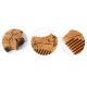 Green Sandalwood Flower Engraved Soothing Comb