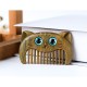 Simple Cat Pattern Green Sandalwood Portable Comb
