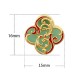 925 Sterling Silver Jade Four Leaf Clover Luck Earrings