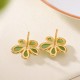 925 Sterling Silver Hetian Jade Abundance Luck Earrings 925 Sterling Silver Hetian Jade Abundance Luck Earrings