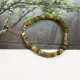Gilded Cyan Jade Success Healing Bracelet