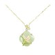 925 Sterling Silver Magnolia Butterfly Hetian Jade Blessing Jewelry Set 925 Sterling Silver Magnolia Butterfly Hetian Jade Blessing Jewelry Set