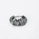 925 Sterling Silver Hand-hammered Protection Earrings 925 Sterling Silver Hand-hammered Protection Earrings