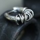 925 Sterling Silver Hand-hammered Protection Earrings 925 Sterling Silver Hand-hammered Protection Earrings