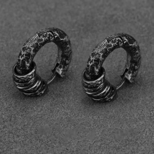 925 Sterling Silver Hand-hammered Protection Earrings 925 Sterling Silver Hand-hammered Protection Earrings