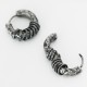 925 Sterling Silver Hand-hammered Protection Earrings 925 Sterling Silver Hand-hammered Protection Earrings