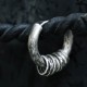 925 Sterling Silver Hand-hammered Protection Earrings 925 Sterling Silver Hand-hammered Protection Earrings