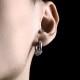 925 Sterling Silver Hand-hammered Protection Earrings 925 Sterling Silver Hand-hammered Protection Earrings