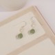 925 Sterling Silver Natural Pearl Jade Wisdom Earrings 925 Sterling Silver Natural Pearl Jade Wisdom Earrings