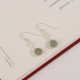 925 Sterling Silver Natural Pearl Jade Wisdom Earrings 925 Sterling Silver Natural Pearl Jade Wisdom Earrings