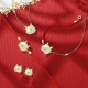 925 Silver Year of the Dragon Hetian Jade Protection Set