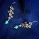 925 Silver Turquoise Lazurite Serenity Protection Earrings