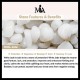 925 Sterling Silver Round White Jade Blessing Stud Earrings