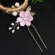 4Pcs Wedding Golden Leaf Pearl Hairpin Set