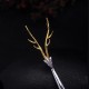 925 Silver Deer Antler Protection Hairpin 925 Silver Deer Antler Protection Hairpin