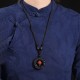 Feng Shui Rainbow Obsidian PiXiu Healing Necklace