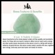 Swastika Lotus Crystal Obsidian Purification Necklace Pendant