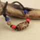 Tibetan Nine-Eye Dzi Bead Protection Necklace