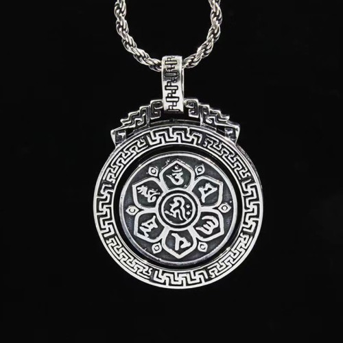 Tibetan Om Mani Padme Hum Dorje Vajra Necklace Tibetan Om Mani Padme Hum Dorje Vajra Necklace