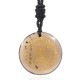 Swastika Lotus Crystal Obsidian Purification Necklace Pendant