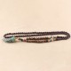 Tibetan Wenge Wood Om Mani Padme Hum Protection Necklace
