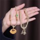 Tibetan Sandalwood Chinese Lock Protection Necklace