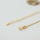925 Silver Plated Gold Hetian Jade Peace Necklace 925 Silver Plated Gold Hetian Jade Peace Necklace
