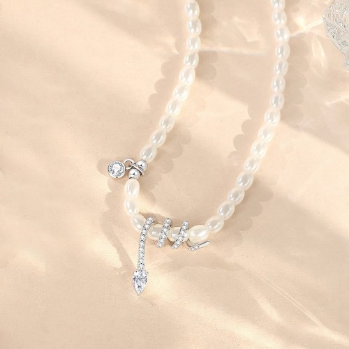 925 Silver Year of the Snake Pearl Necklace 925 Silver Year of the Snake Pearl Necklace