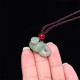 Zodiac Snake Natural Jade Luck Necklace Pendant Zodiac Snake Natural Jade Luck Necklace Pendant