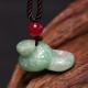 Zodiac Snake Natural Jade Luck Necklace Pendant Zodiac Snake Natural Jade Luck Necklace Pendant