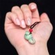 Zodiac Snake Natural Jade Luck Necklace Pendant Zodiac Snake Natural Jade Luck Necklace Pendant