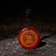 Swastika Lotus Crystal Obsidian Purification Necklace Pendant